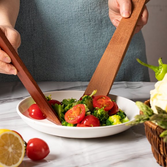 2 NEW Flat Wood Spatulas Flat Wooden Spatulas For Kitchen Frying Spatula Turners - Picture 5 of 8